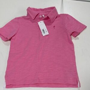 Janie and Jack Pink Kids Polo Shirt